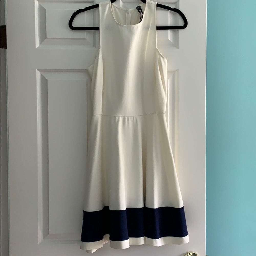 Cream with stripe fancy dress